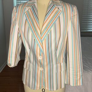 Striped blazer. Size 4